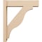 Ekena Millwork 6-in W x 24-in D x 28-in H Funston Block Rough Cedar Woodgrain TimberThane Outlooker, Primed Tan OUTUR060X24X28FST44RCPR - alternate 4